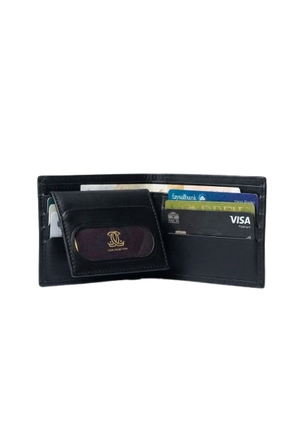 Midnight Black Classic Bi-Fold Wallet