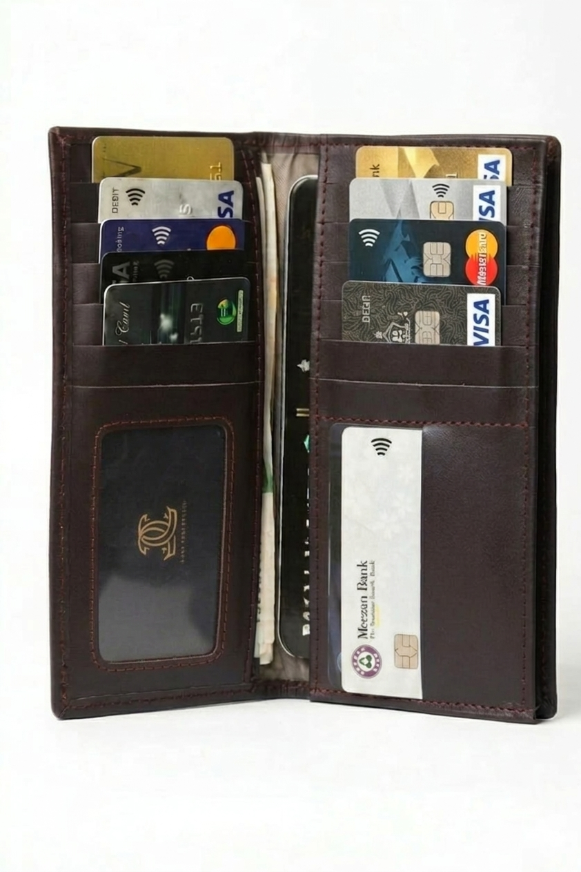 Imperial Dark Brown Heritage Long Wallet