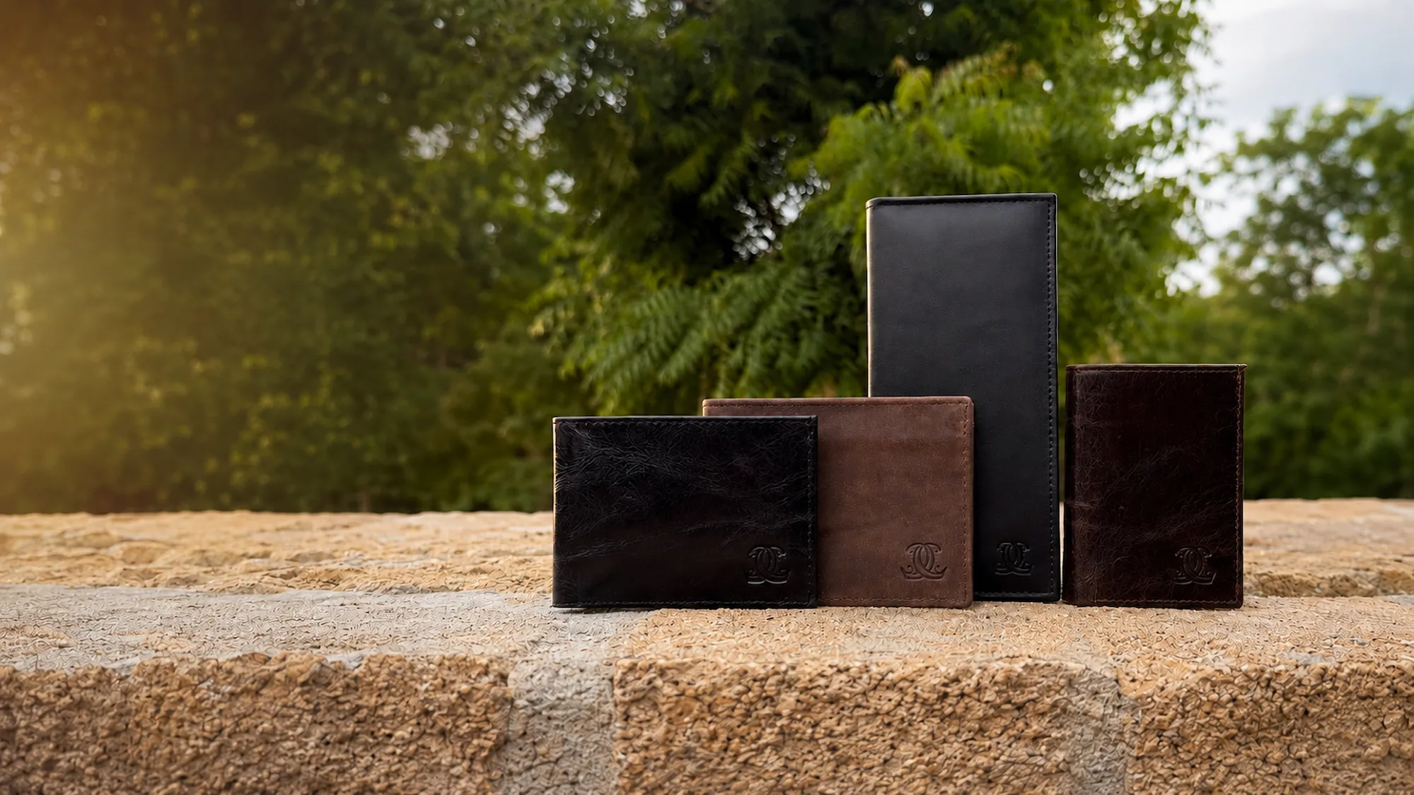 Premium genuine leather wallet by Cuir Collection