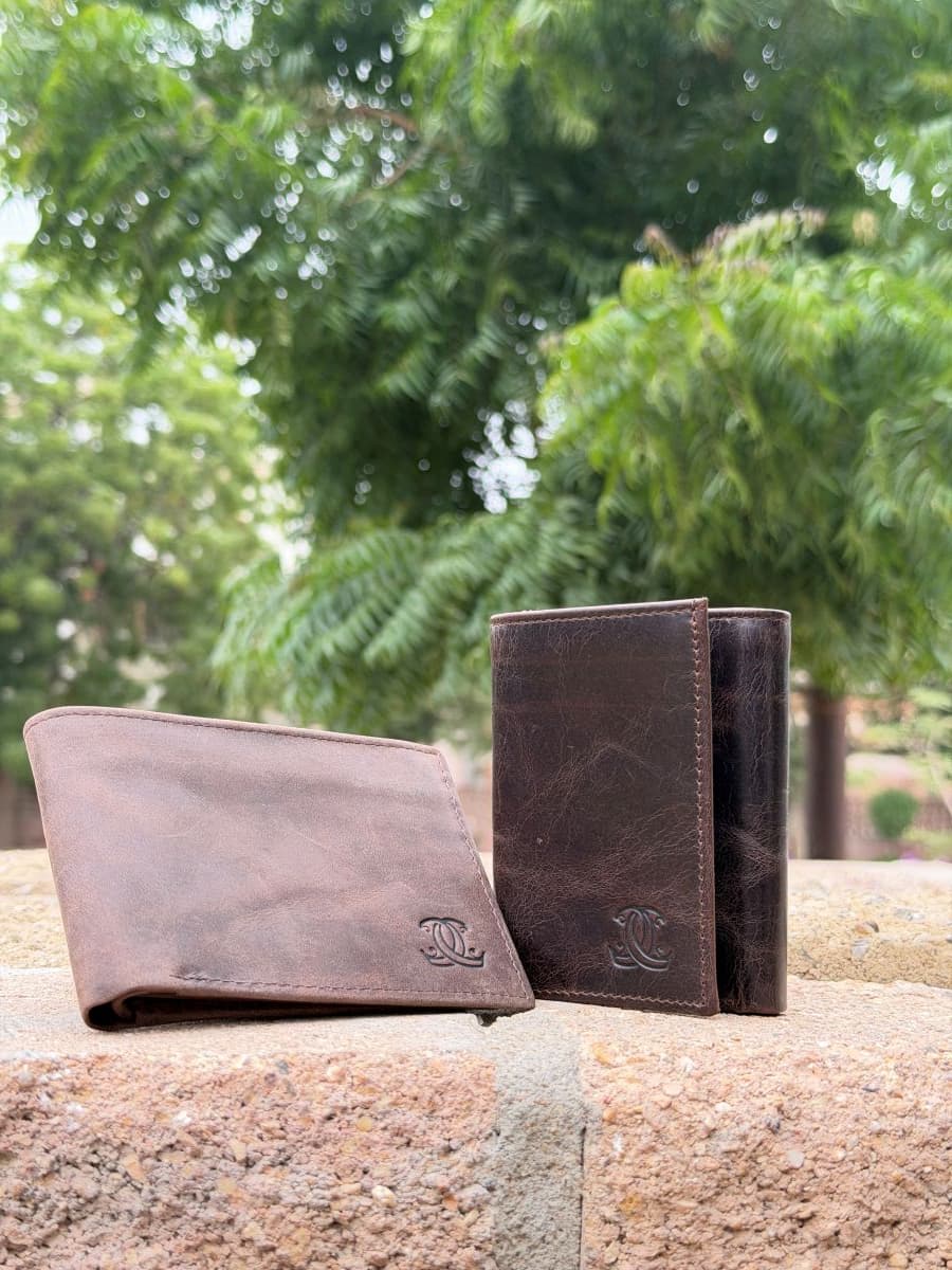 Executive genuine leather wallet collection
